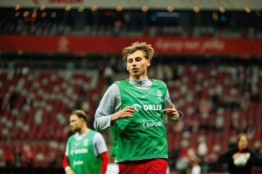 Jan Ziolkowski, 2026 Dünya Kupası eleme maçında Polonya ve Hollanda milli takımları arasında görüldü (Maciej Rogowski / Ball Raw Images)