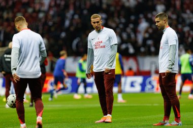 2026 Dünya Kupası eleme maçında Polonya ve Hollanda milli takımları arasında görülen Adam Buksa (Maciej Rogowski / Ball Raw Images)