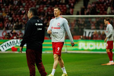 Robert Lewandowski, 2026 Dünya Kupası eleme maçında Polonya ve Hollanda milli takımları arasında görüldü (Maciej Rogowski / Ball Raw Images)