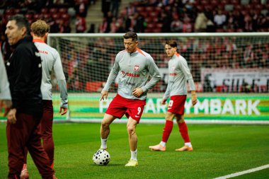 Robert Lewandowski, 2026 Dünya Kupası eleme maçında Polonya ve Hollanda milli takımları arasında görüldü (Maciej Rogowski / Ball Raw Images)