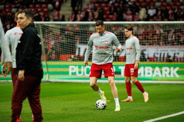 Robert Lewandowski, 2026 Dünya Kupası eleme maçında Polonya ve Hollanda milli takımları arasında görüldü (Maciej Rogowski / Ball Raw Images)