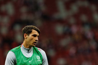 Jakub Kiwior, 2026 Dünya Kupası eleme maçında Polonya ve Hollanda milli takımları arasında görüldü (Maciej Rogowski / Ball Raw Images)