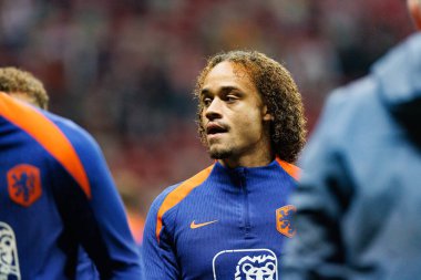 Xavi Simons, 2026 Dünya Kupası eleme maçında Polonya ve Hollanda milli takımları arasında görüldü (Maciej Rogowski / Ball Raw Images)