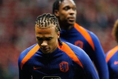 Nathan Ake, 2026 Dünya Kupası eleme maçında Polonya ve Hollanda milli takımları arasında görüldü (Maciej Rogowski / Ball Raw Images)