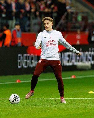 Michal Skoras, 2026 Dünya Kupası eleme maçında Polonya ve Hollanda milli takımları arasında görüldü (Maciej Rogowski / Ball Raw Images)