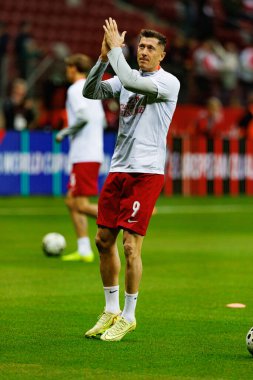 Robert Lewandowski, 2026 Dünya Kupası eleme maçında Polonya ve Hollanda milli takımları arasında görüldü (Maciej Rogowski / Ball Raw Images)