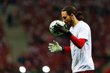 2026 Dünya Kupası eleme maçında Polonya ve Hollanda milli takımları arasında görülen Kamil Grabara (Maciej Rogowski / Ball Raw Images)