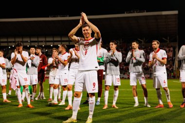 Robert Lewandowski, 2026 Dünya Kupası eleme maçında Malta ve Polonya milli takımları arasında görüldü (Maciej Rogowski / Ball Raw Images)