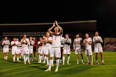 Robert Lewandowski, 2026 Dünya Kupası eleme maçında Malta ve Polonya milli takımları arasında görüldü (Maciej Rogowski / Ball Raw Images)