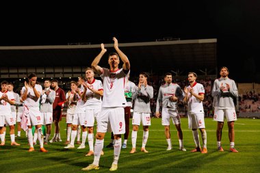 Robert Lewandowski, 2026 Dünya Kupası eleme maçında Malta ve Polonya milli takımları arasında görüldü (Maciej Rogowski / Ball Raw Images)