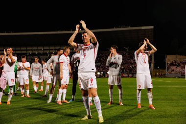 Robert Lewandowski, 2026 Dünya Kupası eleme maçında Malta ve Polonya milli takımları arasında görüldü (Maciej Rogowski / Ball Raw Images)