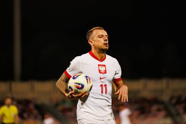 2026 Dünya Kupası eleme maçında Malta ve Polonya milli takımları arasında görülen Kamil Grosicki (Maciej Rogowski / Ball Raw Images)