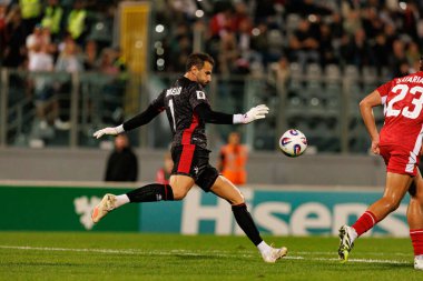 Henry Bonello, 2026 Dünya Kupası eleme maçında Malta ve Polonya milli takımları arasında görüldü (Maciej Rogowski / Ball Raw Images)