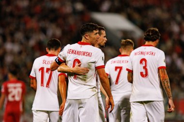 Robert Lewandowski ve Tomasz Kedziora, 2026 Dünya Kupası eleme maçında Malta ve Polonya milli takımları arasında görüldü (Maciej Rogowski / Ball Raw Images)