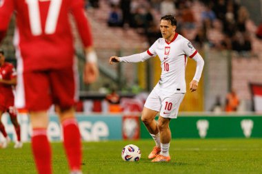 Piotr Zielinski, 2026 Dünya Kupası eleme maçında Malta ve Polonya milli takımları arasında görüldü (Maciej Rogowski / Ball Raw Images)