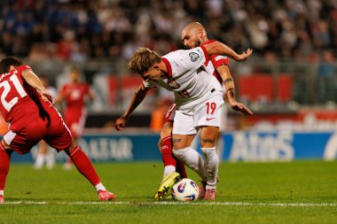 Michal Skoras, 2026 Dünya Kupası eleme maçında Malta ve Polonya milli takımları arasında görüldü (Maciej Rogowski / Ball Raw Images)