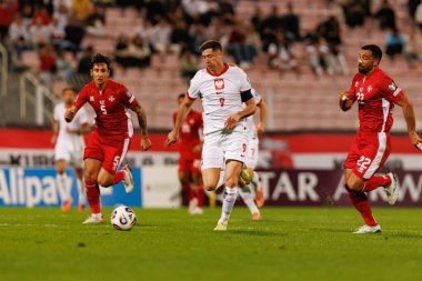 Robert Lewandowski, 2026 Dünya Kupası eleme maçında Malta ve Polonya milli takımları arasında görüldü (Maciej Rogowski / Ball Raw Images)