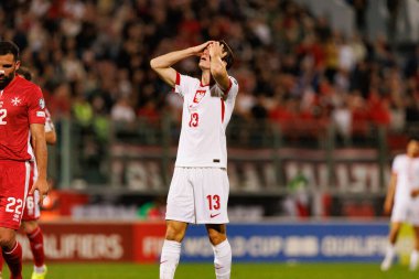 Jakub Kaminski, 2026 Dünya Kupası eleme maçında Malta ve Polonya milli takımları arasında görüldü (Maciej Rogowski / Ball Raw Images)