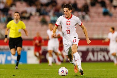 Jakub Kaminski, 2026 Dünya Kupası eleme maçında Malta ve Polonya milli takımları arasında görüldü (Maciej Rogowski / Ball Raw Images)