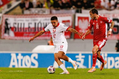 Bartosz Slisz, 2026 Dünya Kupası eleme maçında Malta ve Polonya milli takımları arasında görüldü (Maciej Rogowski / Ball Raw Images)