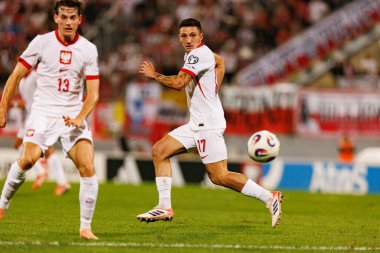 Bartosz Slisz, 2026 Dünya Kupası eleme maçında Malta ve Polonya milli takımları arasında görüldü (Maciej Rogowski / Ball Raw Images)