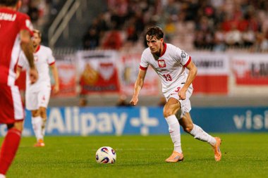 Jakub Kaminski, 2026 Dünya Kupası eleme maçında Malta ve Polonya milli takımları arasında görüldü (Maciej Rogowski / Ball Raw Images)