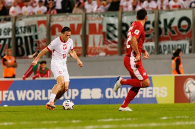 Piotr Zielinski, 2026 Dünya Kupası eleme maçında Malta ve Polonya milli takımları arasında görüldü (Maciej Rogowski / Ball Raw Images)