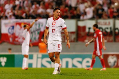 Bartosz Slisz, 2026 Dünya Kupası eleme maçında Malta ve Polonya milli takımları arasında görüldü (Maciej Rogowski / Ball Raw Images)