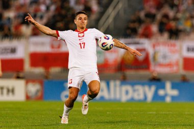Bartosz Slisz, 2026 Dünya Kupası eleme maçında Malta ve Polonya milli takımları arasında görüldü (Maciej Rogowski / Ball Raw Images)