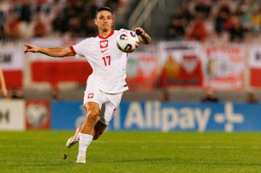 Bartosz Slisz, 2026 Dünya Kupası eleme maçında Malta ve Polonya milli takımları arasında görüldü (Maciej Rogowski / Ball Raw Images)
