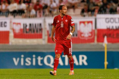 Irvin Cardona, 2026 Dünya Kupası eleme maçında Malta ve Polonya milli takımları arasında görüldü (Maciej Rogowski / Ball Raw Images)