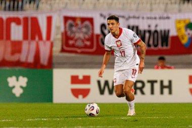 Bartosz Slisz, 2026 Dünya Kupası eleme maçında Malta ve Polonya milli takımları arasında görüldü (Maciej Rogowski / Ball Raw Images)