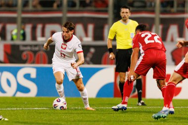 Jakub Kaminski, 2026 Dünya Kupası eleme maçında Malta ve Polonya milli takımları arasında görüldü (Maciej Rogowski / Ball Raw Images)