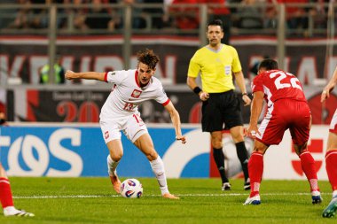 Jakub Kaminski, 2026 Dünya Kupası eleme maçında Malta ve Polonya milli takımları arasında görüldü (Maciej Rogowski / Ball Raw Images)