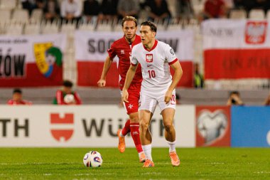 Piotr Zielinski, 2026 Dünya Kupası eleme maçında Malta ve Polonya milli takımları arasında görüldü (Maciej Rogowski / Ball Raw Images)