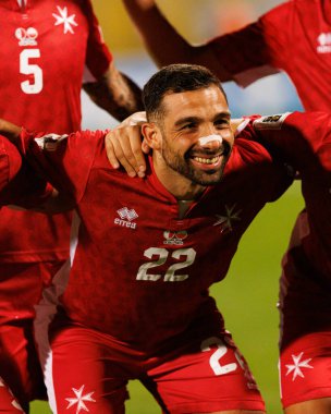 Zach Muscat, 2026 Dünya Kupası eleme maçında Malta ve Polonya milli takımları arasında görüldü (Maciej Rogowski / Ball Raw Images)