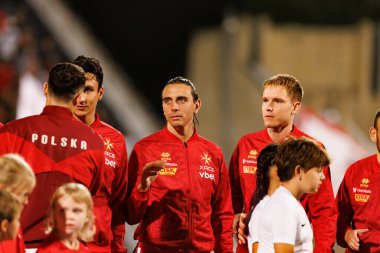 Alexander Satariano ve Gabriel Mentz, 2026 Dünya Kupası eleme maçında Malta ve Polonya milli takımları arasında görüldü (Maciej Rogowski / Ball Raw Images)