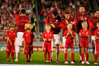 Nicola Zalewski, Pawel Wszolek, Michal Skoras ve Przemyslaw Wisniewski, 2026 Dünya Kupası eleme maçında Malta ve Polonya milli takımları arasında görüldü (Maciej Rogowski / Ball Raw Images))