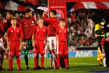 Jakub Kiwior, Bartlomiej Dragowski ve Robert Lewandowski, 2026 Dünya Kupası eleme maçında Malta ve Polonya milli takımları arasında görüldü (Maciej Rogowski / Ball Raw Images)