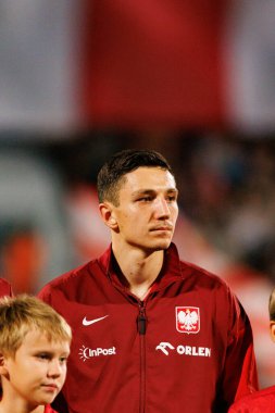 Bartosz Slisz, 2026 Dünya Kupası eleme maçında Malta ve Polonya milli takımları arasında görüldü (Maciej Rogowski / Ball Raw Images)