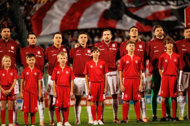 2026 Dünya Kupası eleme maçında Polonya ve Malta milli takımları arasında görülen Polonyalı oyuncular (Maciej Rogowski / Ball Raw Images)