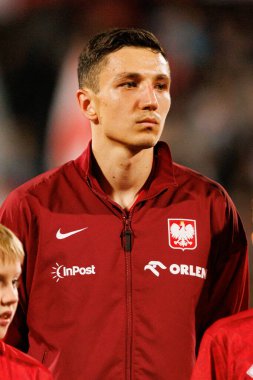 Bartosz Slisz, 2026 Dünya Kupası eleme maçında Malta ve Polonya milli takımları arasında görüldü (Maciej Rogowski / Ball Raw Images)