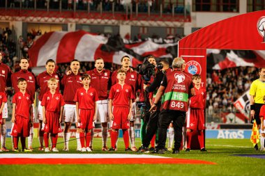 2026 Dünya Kupası eleme maçında Polonya ve Malta milli takımları arasında görülen Polonyalı oyuncular (Maciej Rogowski / Ball Raw Images)