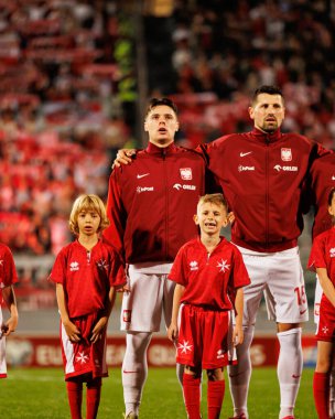 Nicola Zalewski ve Pawel Wszolek, 2026 Dünya Kupası eleme maçında Malta ve Polonya milli takımları arasında görüldü (Maciej Rogowski / Ball Raw Images)