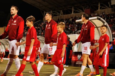 Tomasz Kedziora, Bartosz Slisz ve Piotr Zielinski, 2026 Dünya Kupası eleme maçında Malta ve Polonya milli takımları arasında görüldü (Maciej Rogowski / Ball Raw Images)