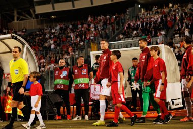 Robert Lewandowski ve Bartlomiej Dragowski, 2026 Dünya Kupası eleme maçında Malta ve Polonya milli takımları arasında görüldü (Maciej Rogowski / Ball Raw Images)