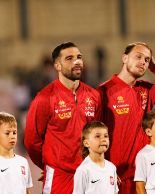 Zach Muscat, 2026 Dünya Kupası eleme maçında Malta ve Polonya milli takımları arasında görüldü (Maciej Rogowski / Ball Raw Images)