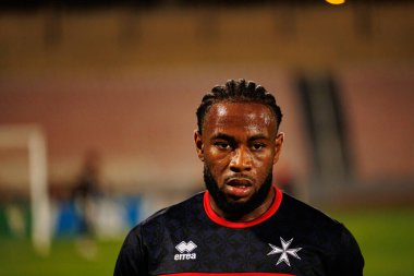 Joseph Mbong, 2026 Dünya Kupası eleme maçında Malta ve Polonya milli takımları arasında görüldü (Maciej Rogowski / Ball Raw Images)