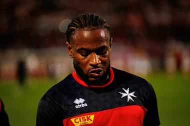 Joseph Mbong, 2026 Dünya Kupası eleme maçında Malta ve Polonya milli takımları arasında görüldü (Maciej Rogowski / Ball Raw Images)