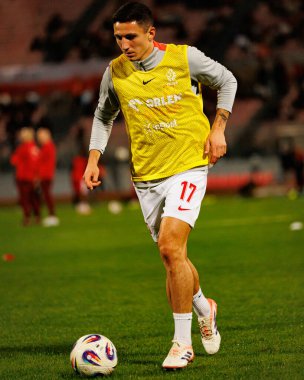 Bartosz Slisz, 2026 Dünya Kupası eleme maçında Malta ve Polonya milli takımları arasında görüldü (Maciej Rogowski / Ball Raw Images)